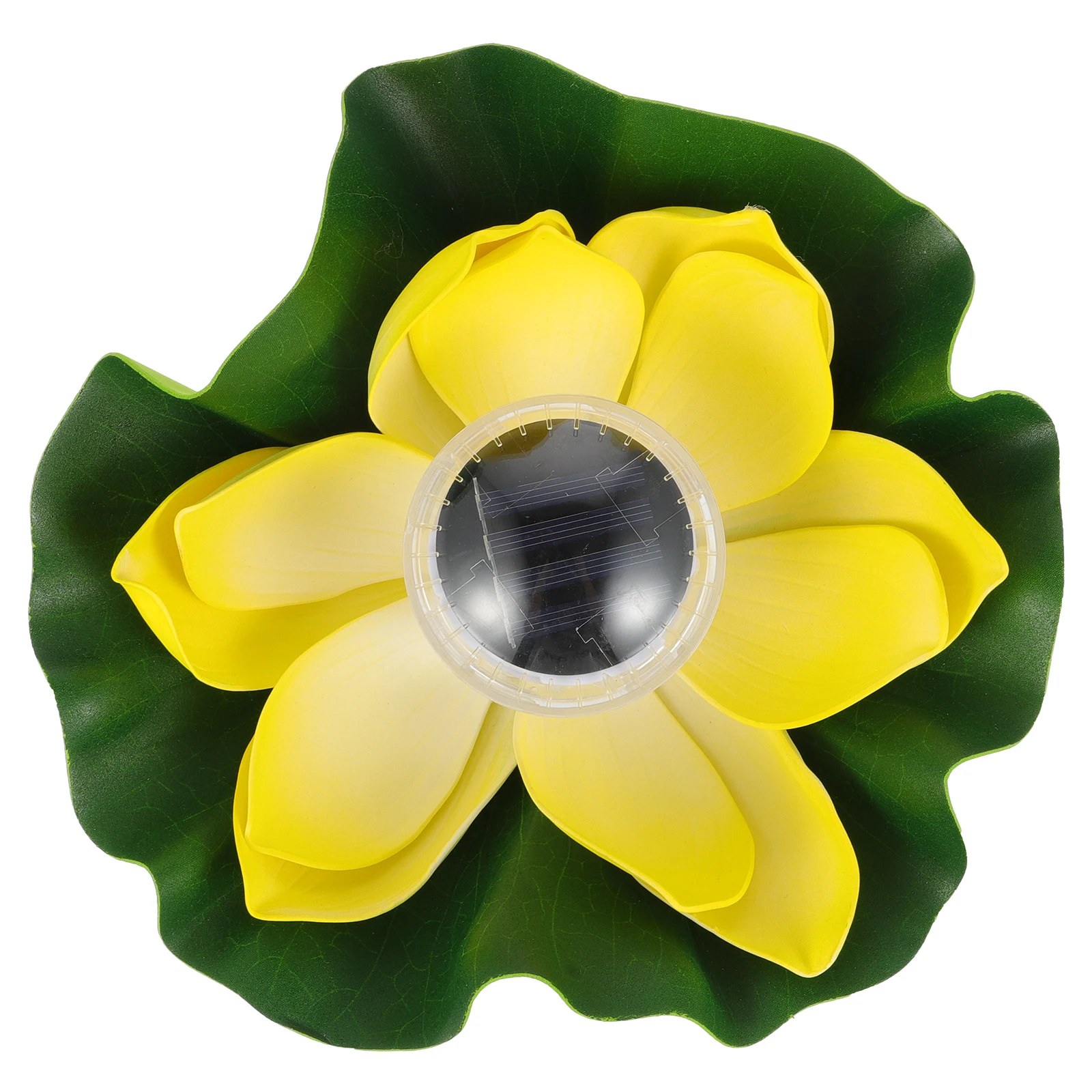 

Solar Lotus Lamp PC Waterproof Lights for Garden Pond Pool Decor Small Night Light L Flower Lantern