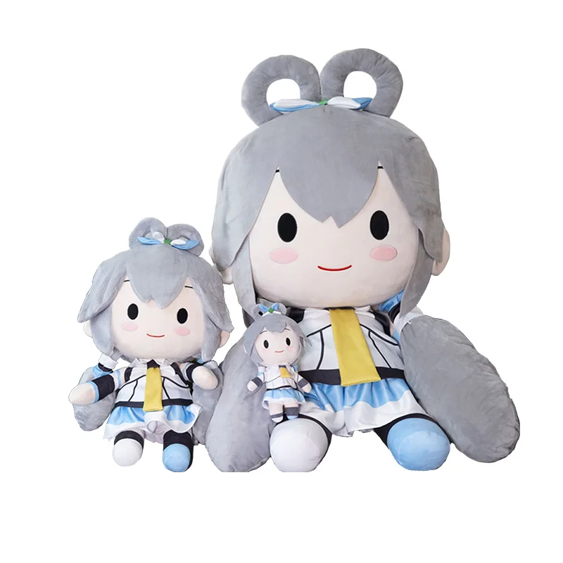 In Stock Original Bilibili Vsinger Luo Tianyi Plush Toys Fufu Dolls 50Cm Kawaii Anime Figurine Collection Toys for Kids Gift