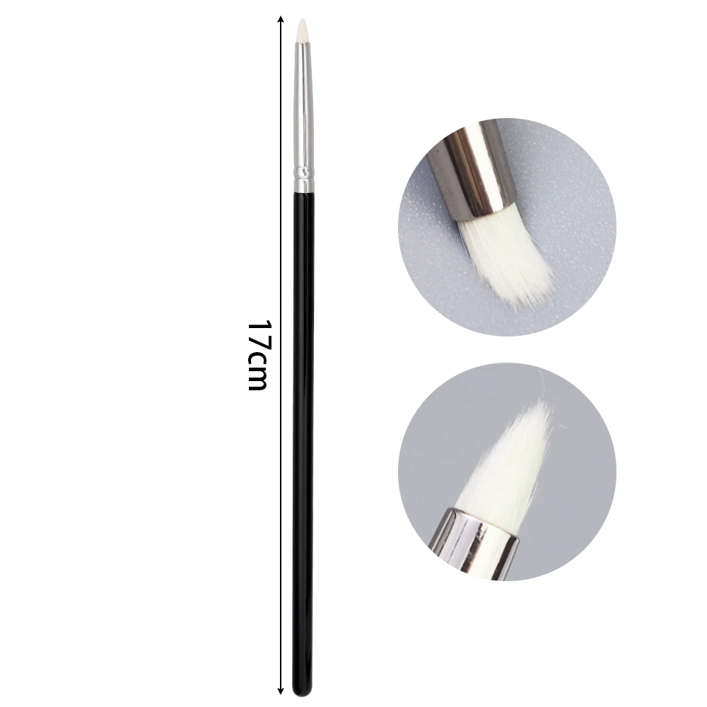 1-10pcs Tapered Detail Eyeshadow Brush Natural Goat Hair Pointed Crease Brush Precise EyeLiner Smudge Smoky Liner Makeup Brushes