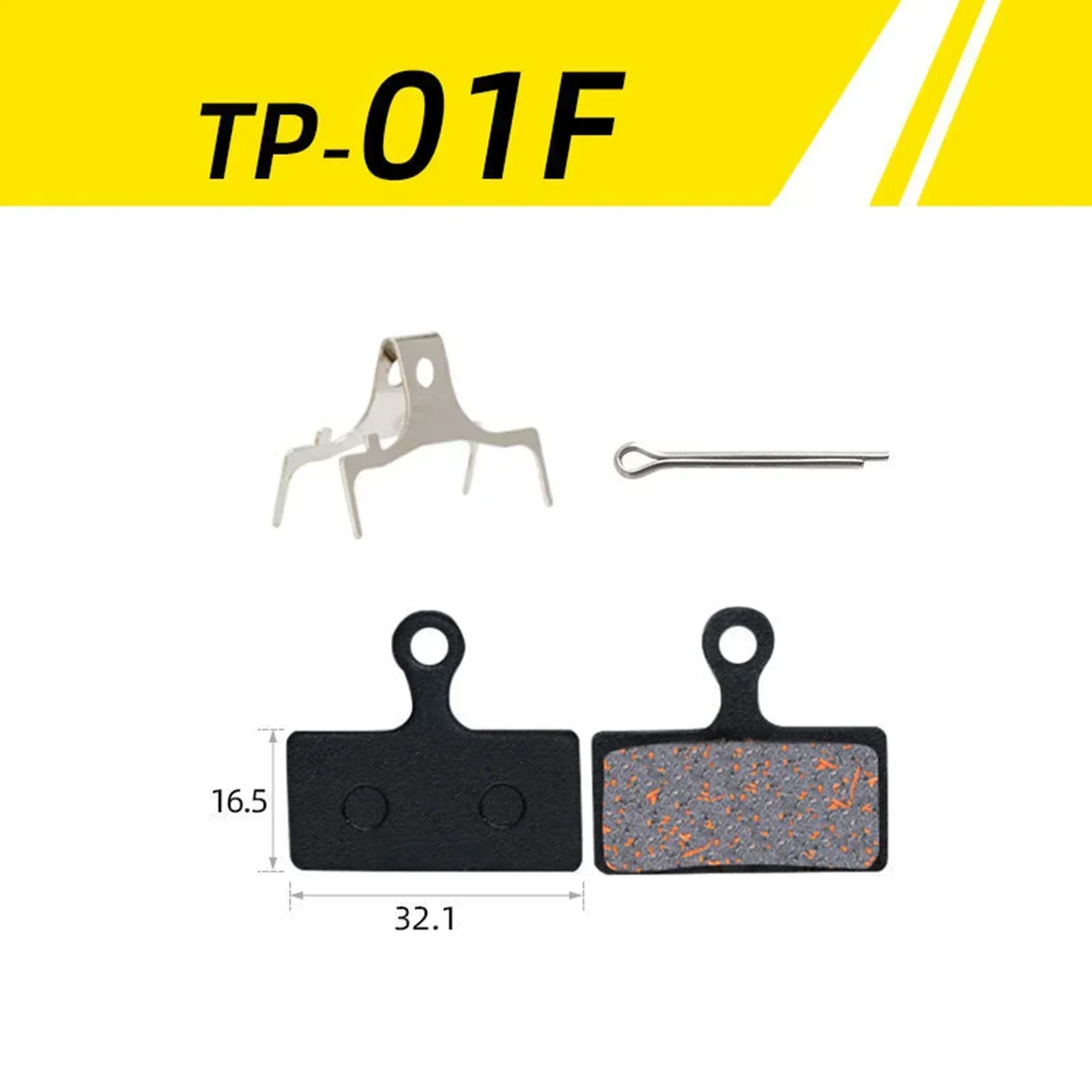 2pc Disc Brake Pads MTB Mountain Bicycle Copper Fiber For M446 355 395 BB5 Parts TP-01B TP-01D TP-01E TP-01F TP-02A TP-02B