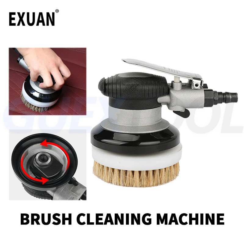 Pneumatic Brush Machine Electric Drill Brush Waxing Machine Glass Tile Polishing Machine Car Interior Cleaning Machine Scrubber