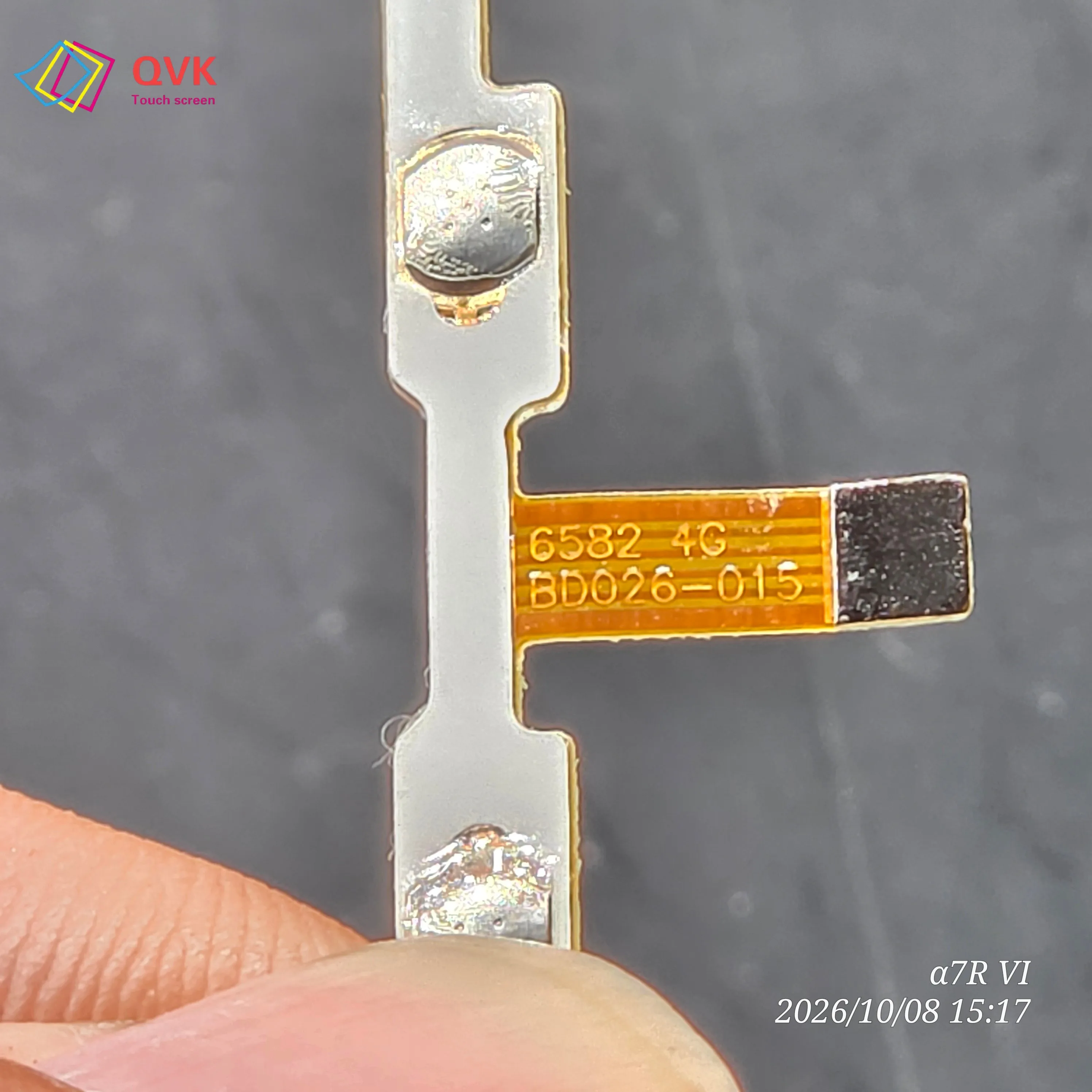 For BD026-015 6582 4G 49MM Tablet Spare Parts Switch On Off Power Volume Button Cable Flex