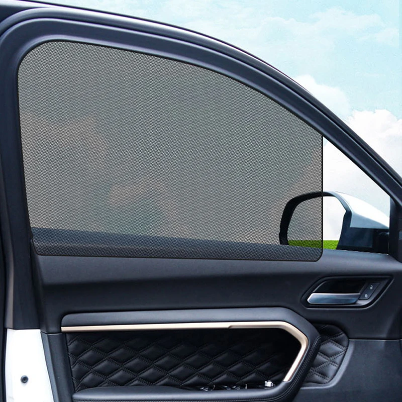 Magnetic Car Sun Shade UV Protection Car Curtain Car Window Sunshade Side Window Mesh Sun Visor Summer Protection Window Film