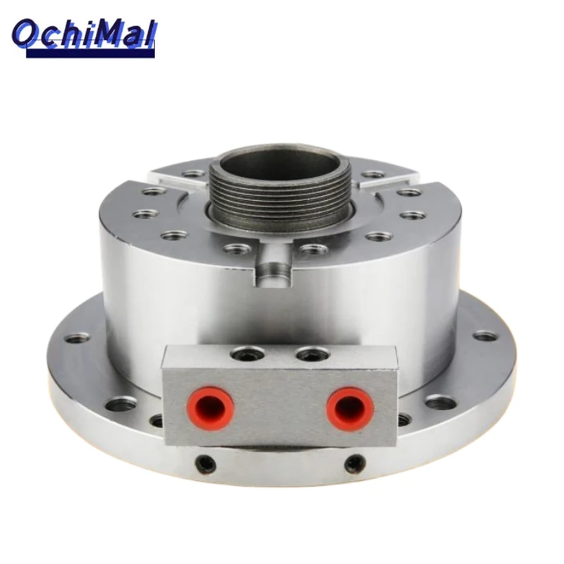 Three Jaw Hydraulic Chuck Vertical Base Vertical Hollow Oil Cylinder Machining Center Milling Machine Drilling Machine