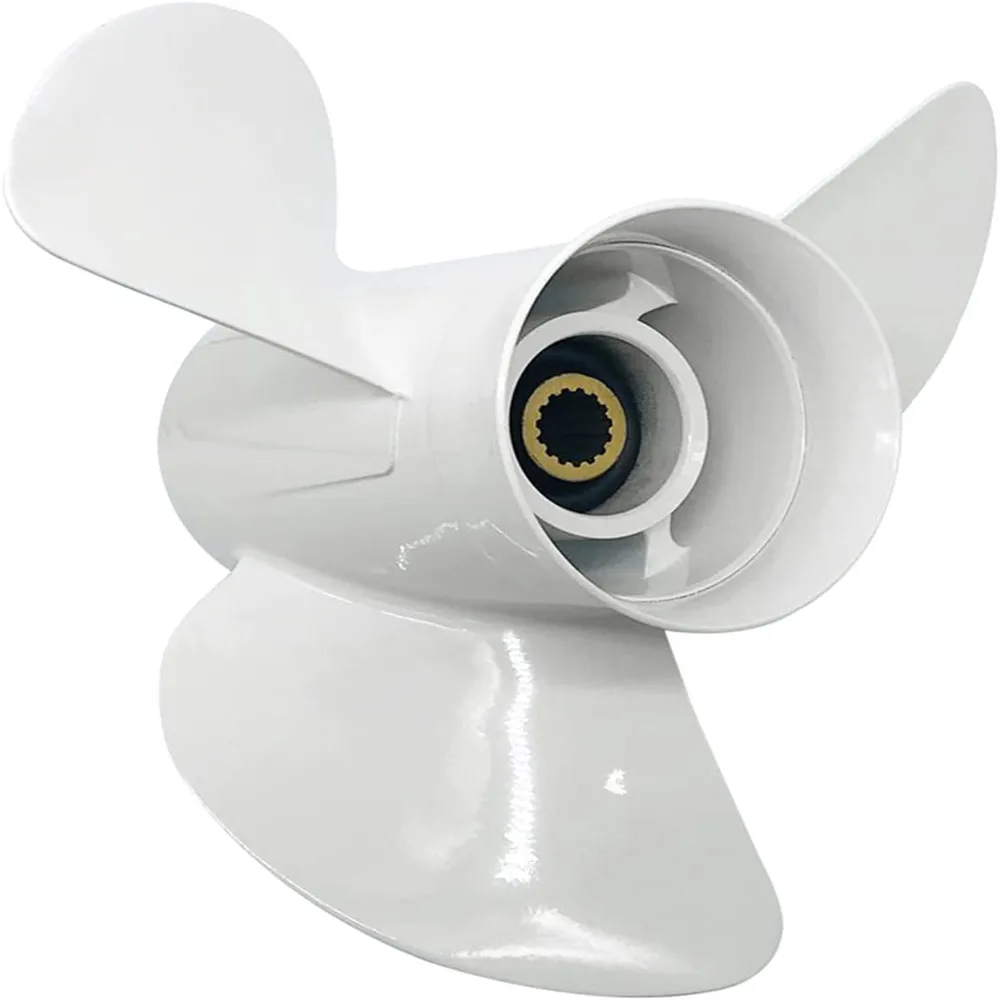 Outboard Motor Aluminium Propeller 11-3/8*12-G for YAMAHA HIDEA Boat Engine 3 Blade 13 Spline Tooth 663-45952-02-EL 20HP-60HP