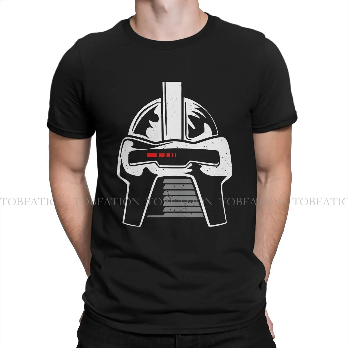 Battlestar Galactica Cylon Head 100% Cotton T Shirt Harajuku Alternative Men's Tee Shirt O-Neck Streetwear