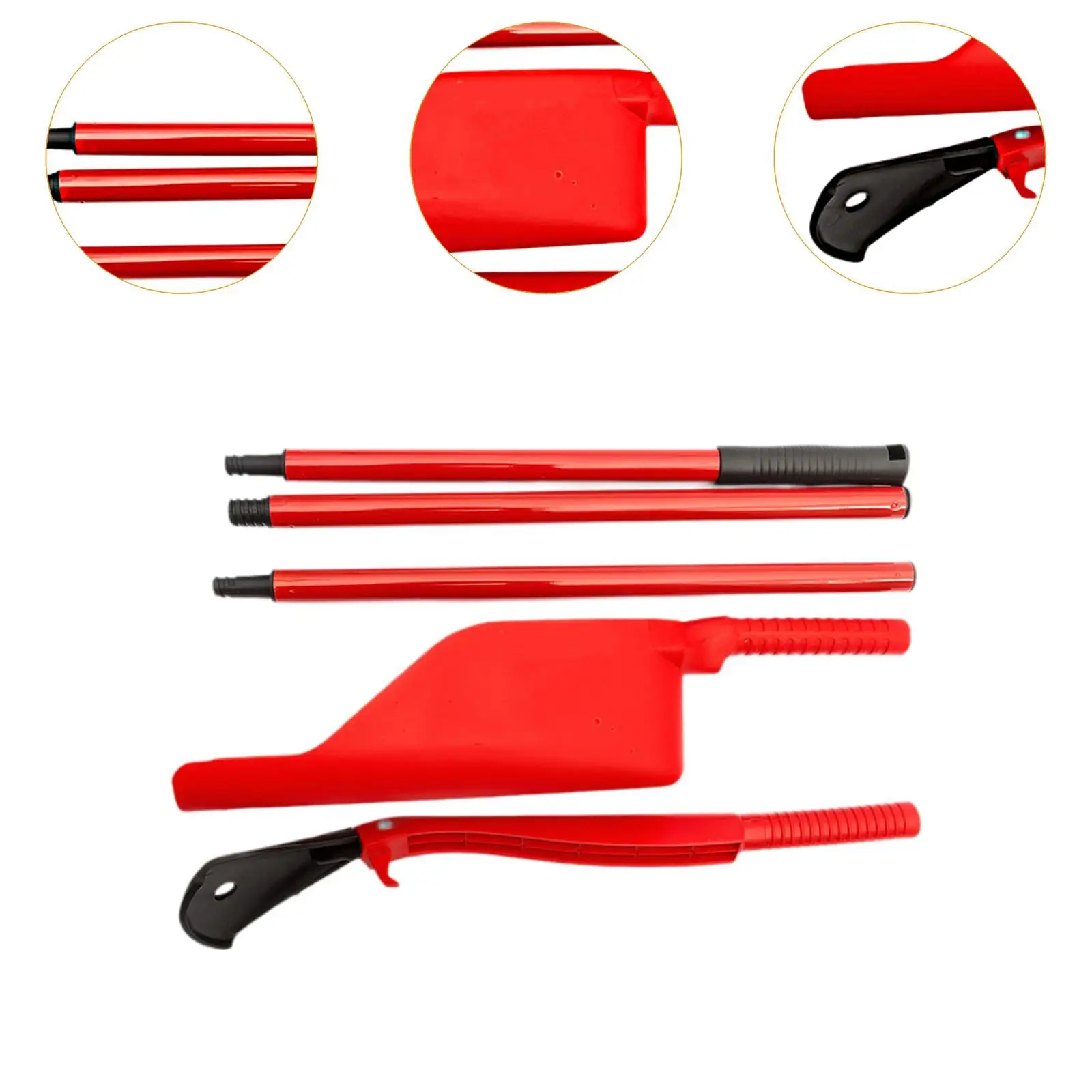 Leaf Grabber Scoop 5 Piece Set Reusable Drainage Ditch Cleaning Scoop