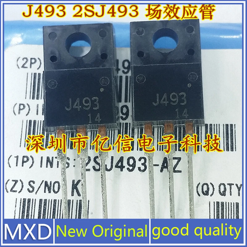 5Pcs/Lot New Original J493 2SJ493 TO220F Direct Insertion Field Effect Mos Tube In Stock Good Quality