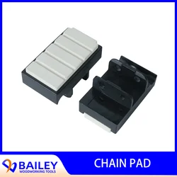 BAILEY 10PCS 62.5x37mm Chain Pad Chain Track Pad voor kantenverlijmer Houtbewerking Tool Accessoires