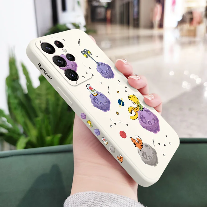 Prince On Planet Phone Case For Samsung Galaxy S24 S23 S22 S21 S20 Ultra Plus FE S10 S9 S10E Note 20 ultra 10 9 Plus Cover