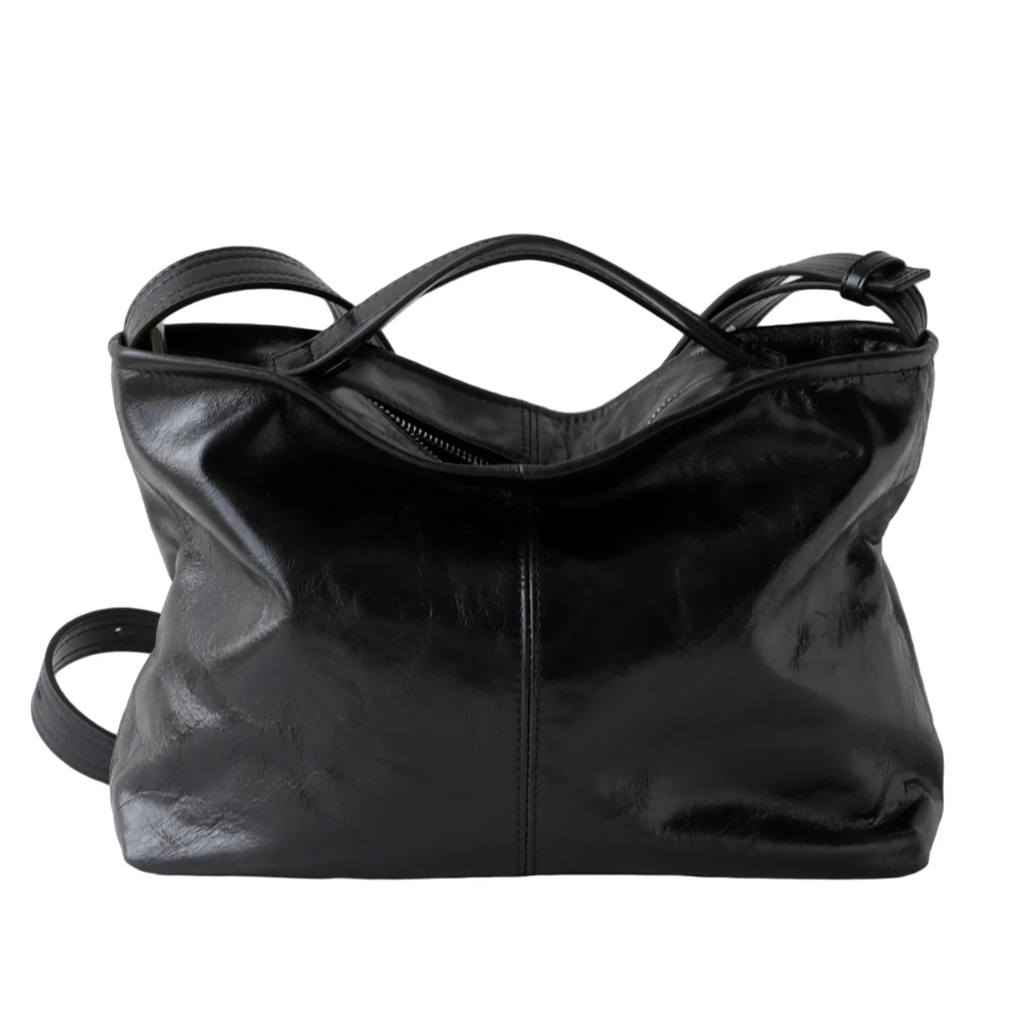 Luxury woman Shoulder bag soft leather large capacity square fashion tote bag korean Fashionable Handbag Shopping underarm bags