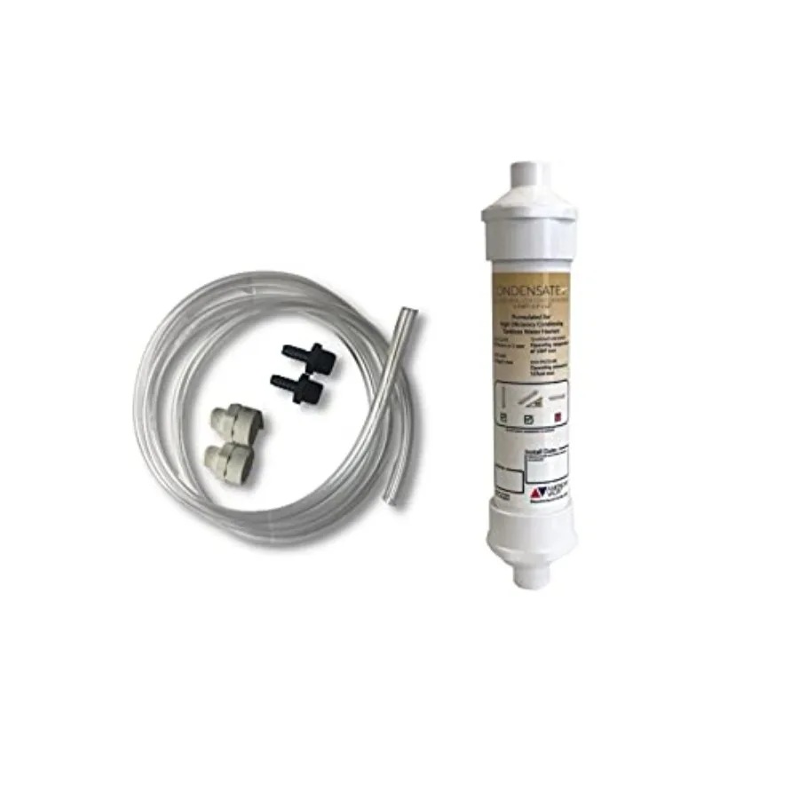 

American Valve CondensateRx Condensate Neutralizer Formulated for High-Efficiency Condensing Boilers and Tankless Heaters, Whit
