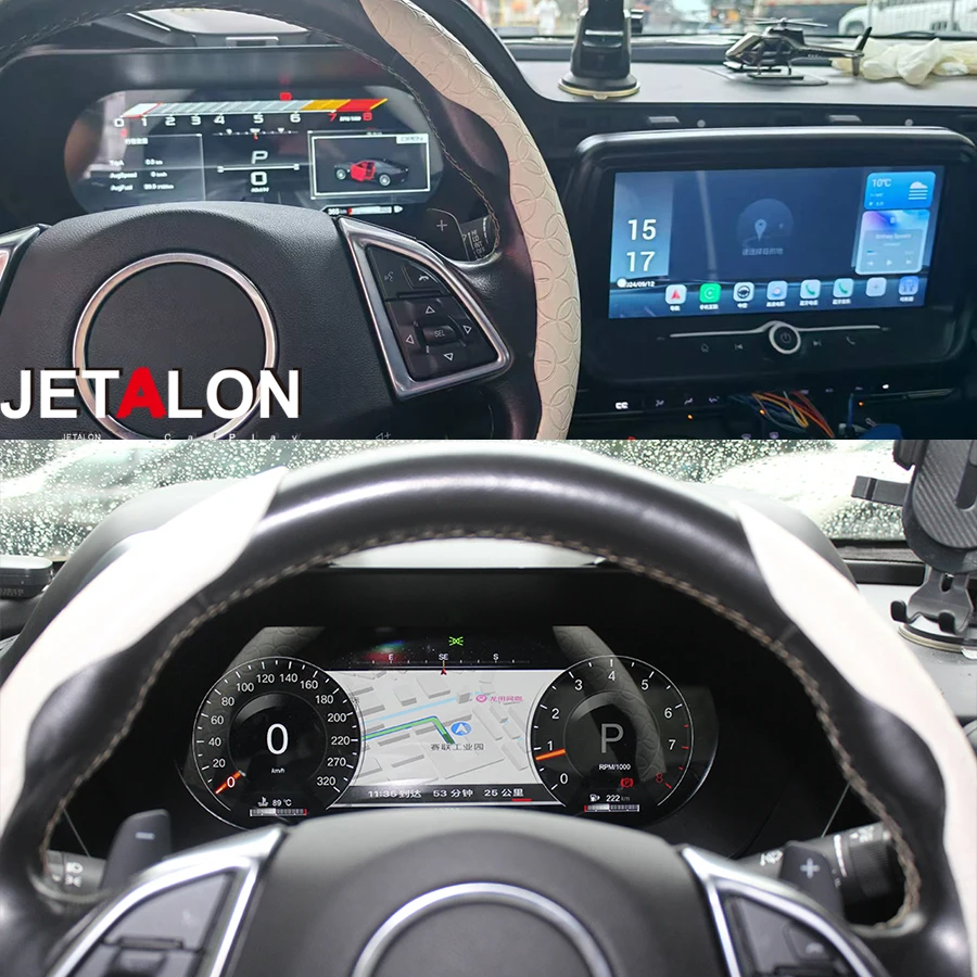 

Обновленная приборная панель Virtual Cockpit Smart Cluster для Chevrolet Camaro 2016-2023: новый интерфейс UI, 12.3'' спидометр, приборный щиток