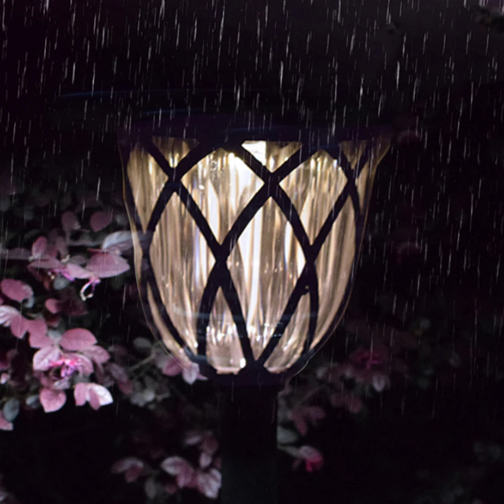 6pcs Ground Plug Light LED Garden Outdoor Lights Lawn Waterproof Small Yard Stake Solar Powered ABS 600mAh 6 8 Hours