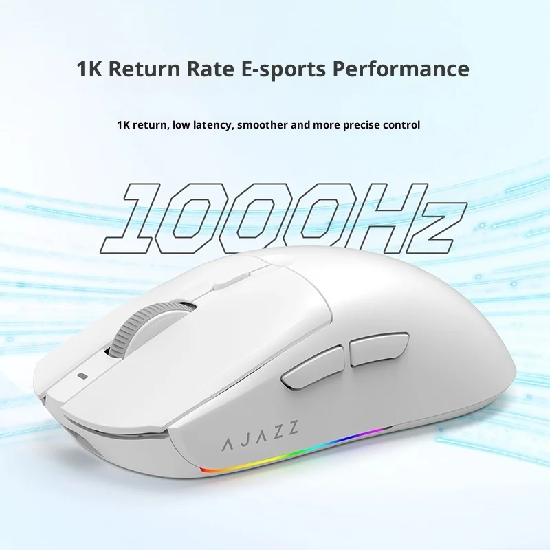 

Игровая мышь Ajzaa Aj139V2, легкая, большая, двухрежимная, беспроводная и проводная, компьютерная периферия для мужчин