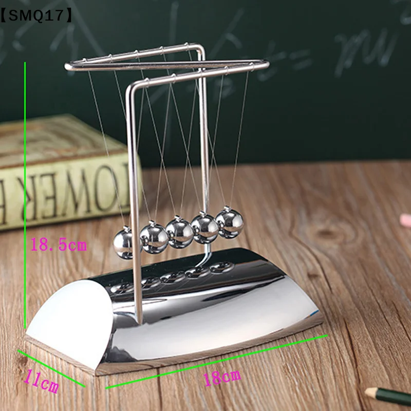 Z Newton Cradle Pendulum Ball Physics Science Pendulum Steel Balance Table Decor【SMQ】 view 6
