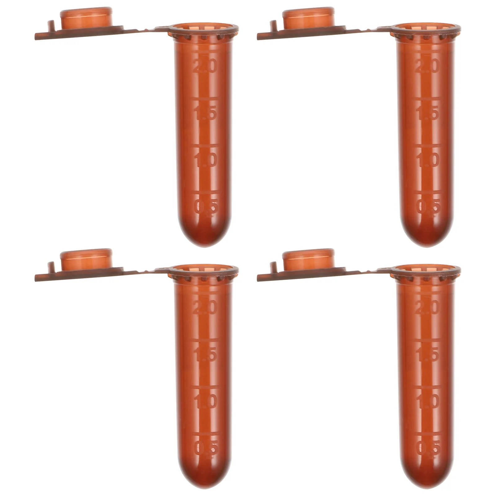 500 PCS Centrifuge Tubes 2ml Light Proof Graduated Polypropylene Test Tubes for Test Centrifuge Tube Lab Use