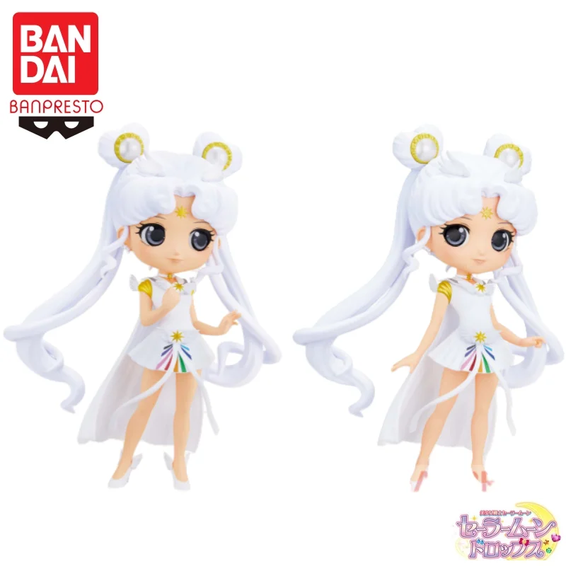 

В наличии Bandai Banpresto, оригинальная фигурка Сейлор Мун Цукино Усаги Qposket, модель куклы, новые персонажи аниме в штучной упаковке