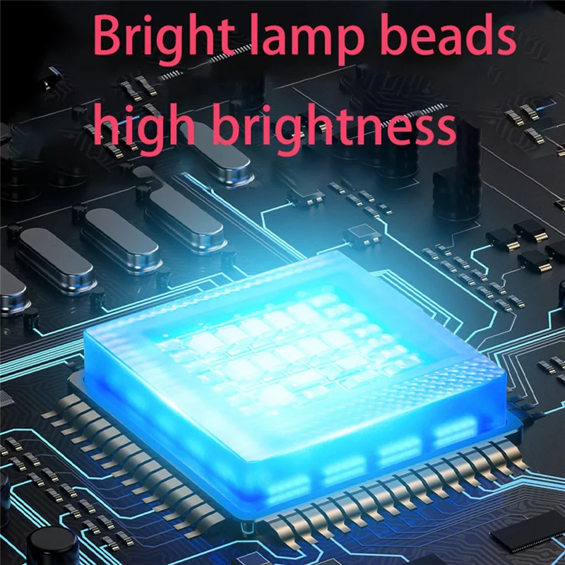 Wireless Remote Control LED Strobe Light For Car Motorcycle Bike 7 Colors Anti-Collision Flash Warning Lamp-A45M