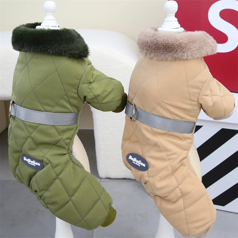 Warm Dog Clothes Winter Puppy Pet Coat Jacket For Small Medium Dogs Thicken Waterproof Yorkies Pets Clothing Hoodies Chihuahua