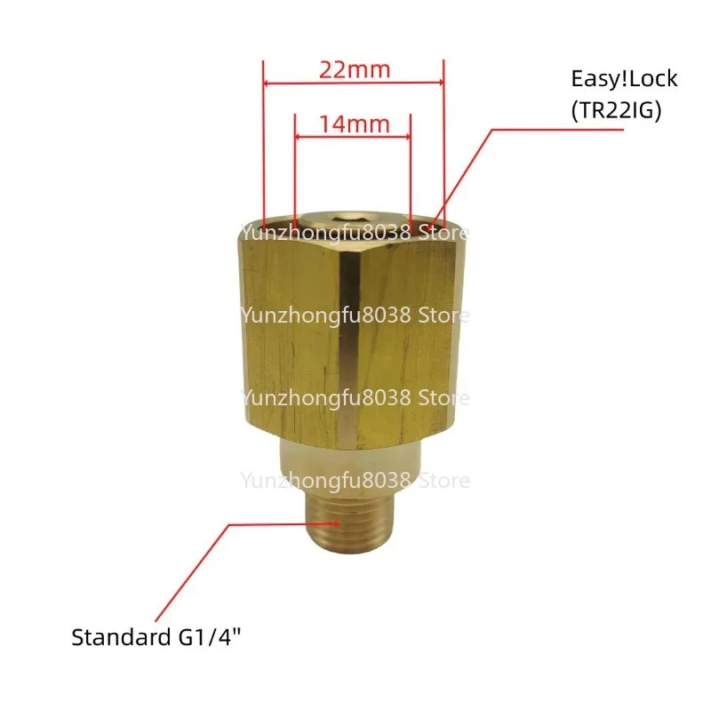 TR22 Four Head Threaded Adapter Compatible with New K Series High Definition High Pressure