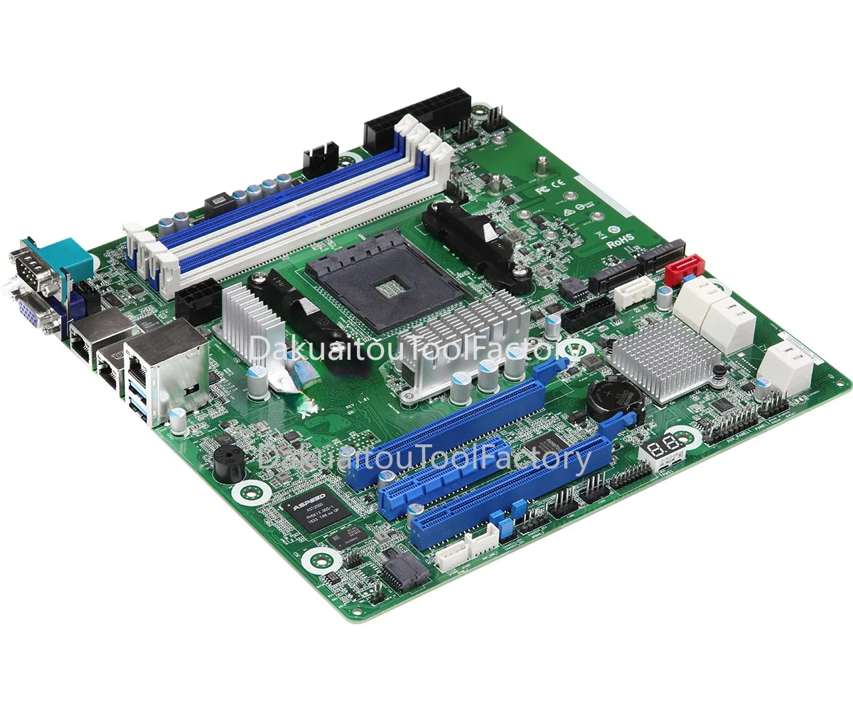 X470d4u main board supports AMD AM4 series CPU DDR4ECC and non-ECC IPMI