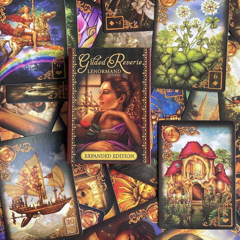 Reverie Lenormand Tarot Deck Cards Fate Divination Tarot Card Board Game With Online Guidebook For Adult Children Party Game