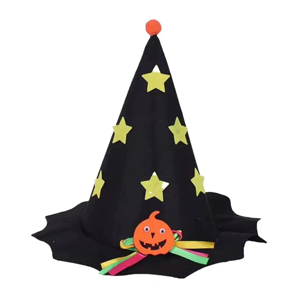 Adults Children Costume Accessories Script Killing Room Accessories Halloween Pumpkin Witch Hat for Kids Adults Funny for Stage