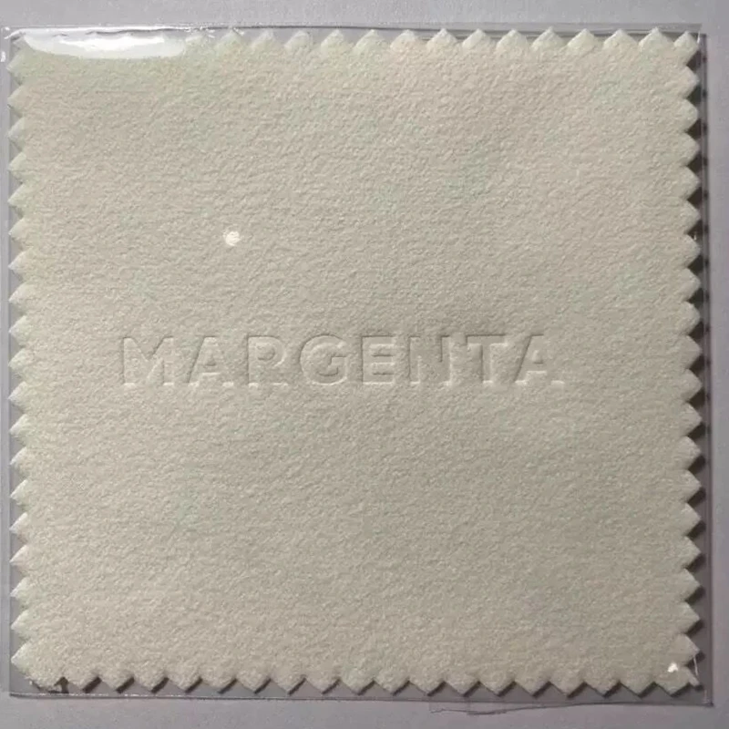 1000PCS Personalized Custom LOGO 8X8cm Silver Polish opp bags Cloth for silver Jewelry Cleaner Microfiber Suede Fabric