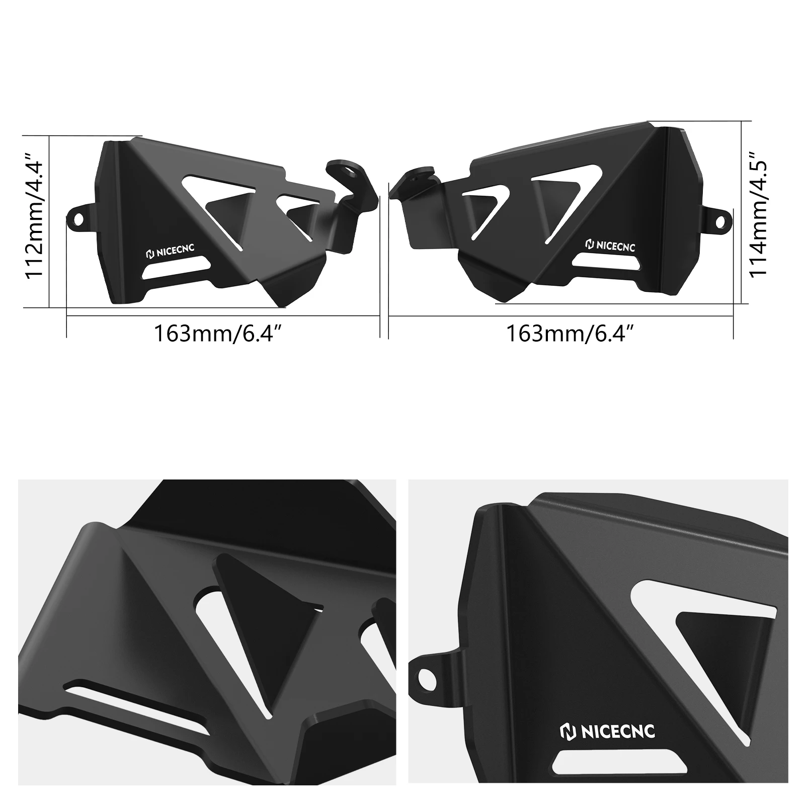 NICECNC Motorrad-Sauerstoffsensor-Schutzabdeckung Auspuffklappen-Schutz für BMW R1250GS /Adventure R1250 GSA 2019-2024 – Detail 2