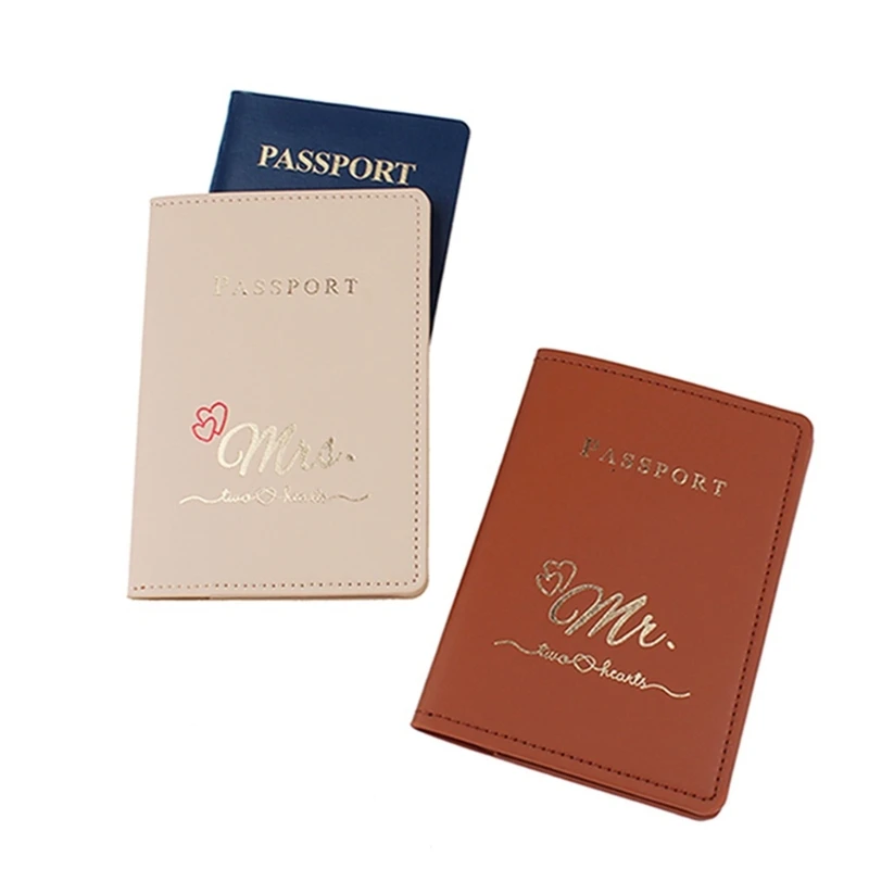 Couple's Travel Passport Holder Stay Organized on Your Journey with Practical Accessory Designed for Couples