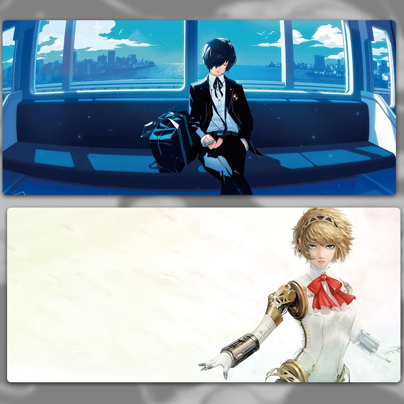 Persona 3 P3 Aegis Yuuki Makoto Mouse pad Table Mat Gaming XXL Mousepad Keyboard Carpet Desktop Mat Small Pad