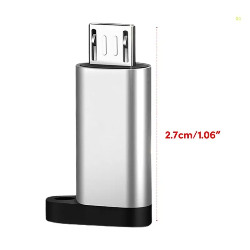 유형 C-마이크로 USB 변환기 USB C-끈 Dropshipping이있는 마이크로 USB 어댑터 커넥터