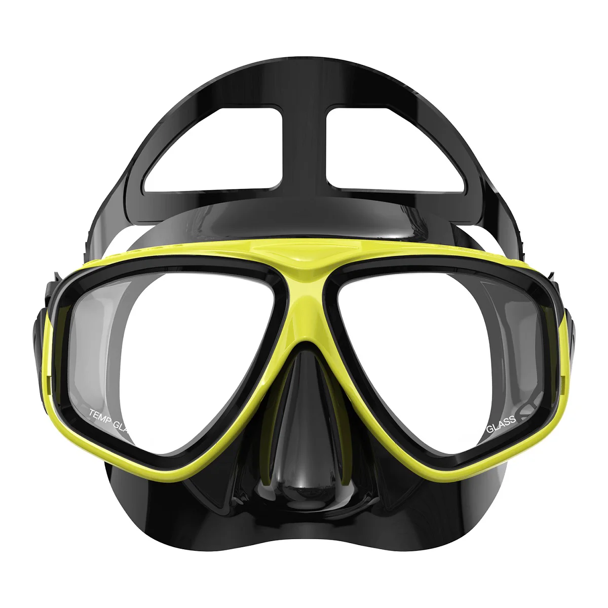 Tauchmaske Optische Kurzsichtigkeit Myopie Tauchglas Tauchschwimmbrille Gehärtete Brille Kurzsichtiges Lesen -1,0 bis -9,0 – Detail 7