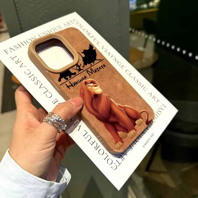 The Lion King Anime For Apple iPhone 17 16 15 14 13 12 11 Plus Pro Max Eyes Large Pore Skin Patch Cover Soft Silicone Phone Case view 5