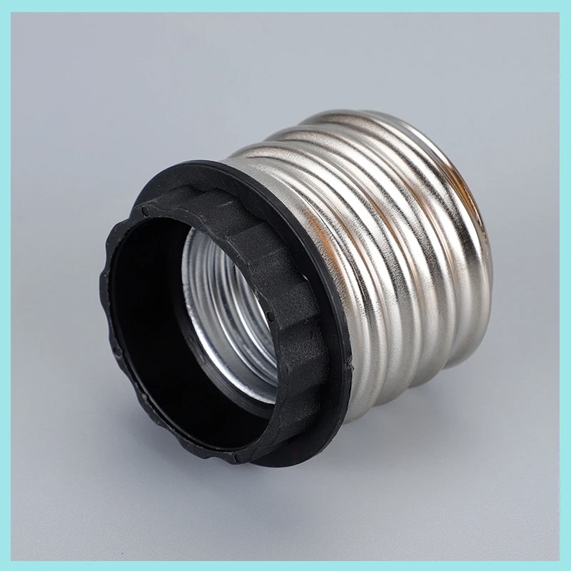 Conversion Lamp Head Iron Nickel Plated Outer E40 To Inner E27 Lamp Head Plastic E40-e27 Lamp Holder B2