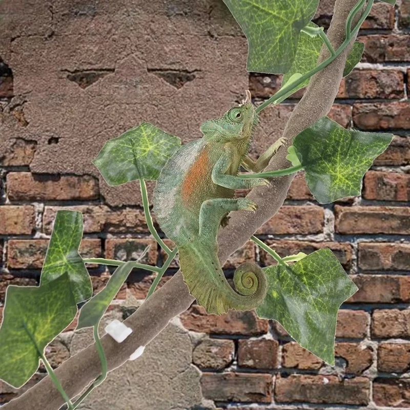 Vignes flexibles Bend-A-Branch pour animaux de compagnie, feuilles flexibles, décor Kiev itat, grimpeurs de la jungle, longues vignes pour l'escalade, lézard Gecko