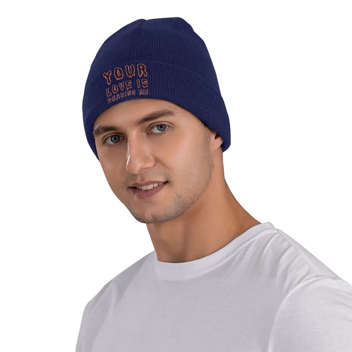 The NBHD Neighbourhood Outdoor Hats Scary Love Thin Hat Bonnet Special Skullies Beanies Caps Men Women's Earmuffs