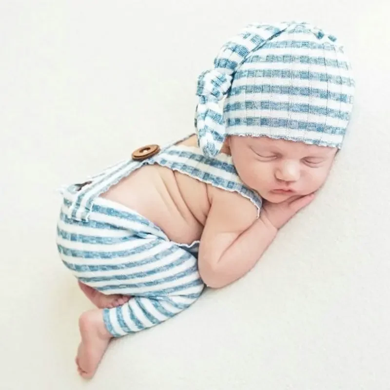 Newborn Photography Clothing Babies Accessories Newborn Baby Girl Boy Baby Girl Romper Hat Newborn Photography Props Clothes