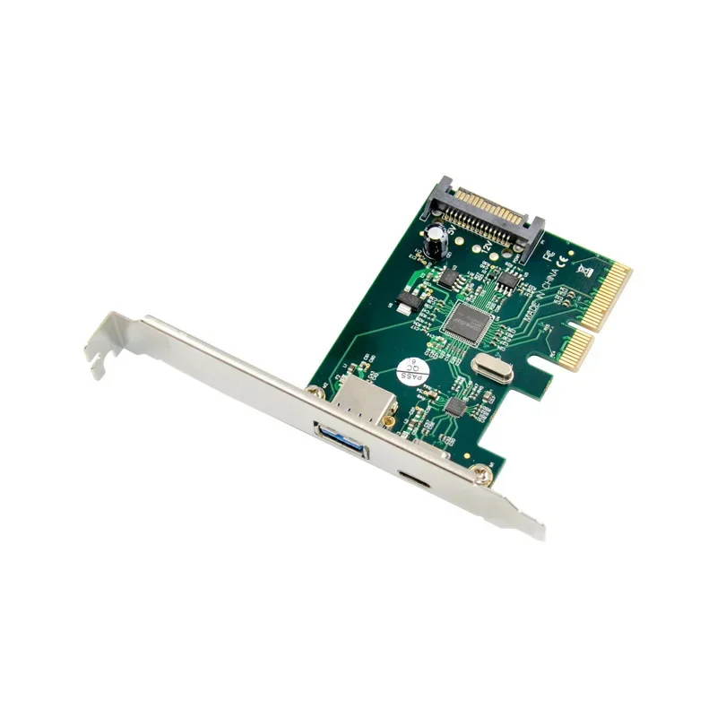 PCIe to USB3.1 Type-C PCI-E USB3.1 high-speed expansion card 2-port ASM1142 10G