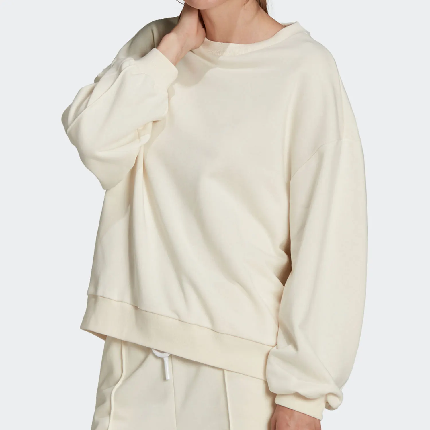 

Adidas genuine seasonal new women's sports casual round neck sweatshirt HA0954