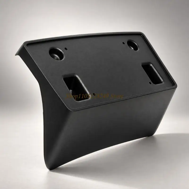 N5KD Black Front License Plate Bracket with Preformed Mounting Holes Replace 22774440