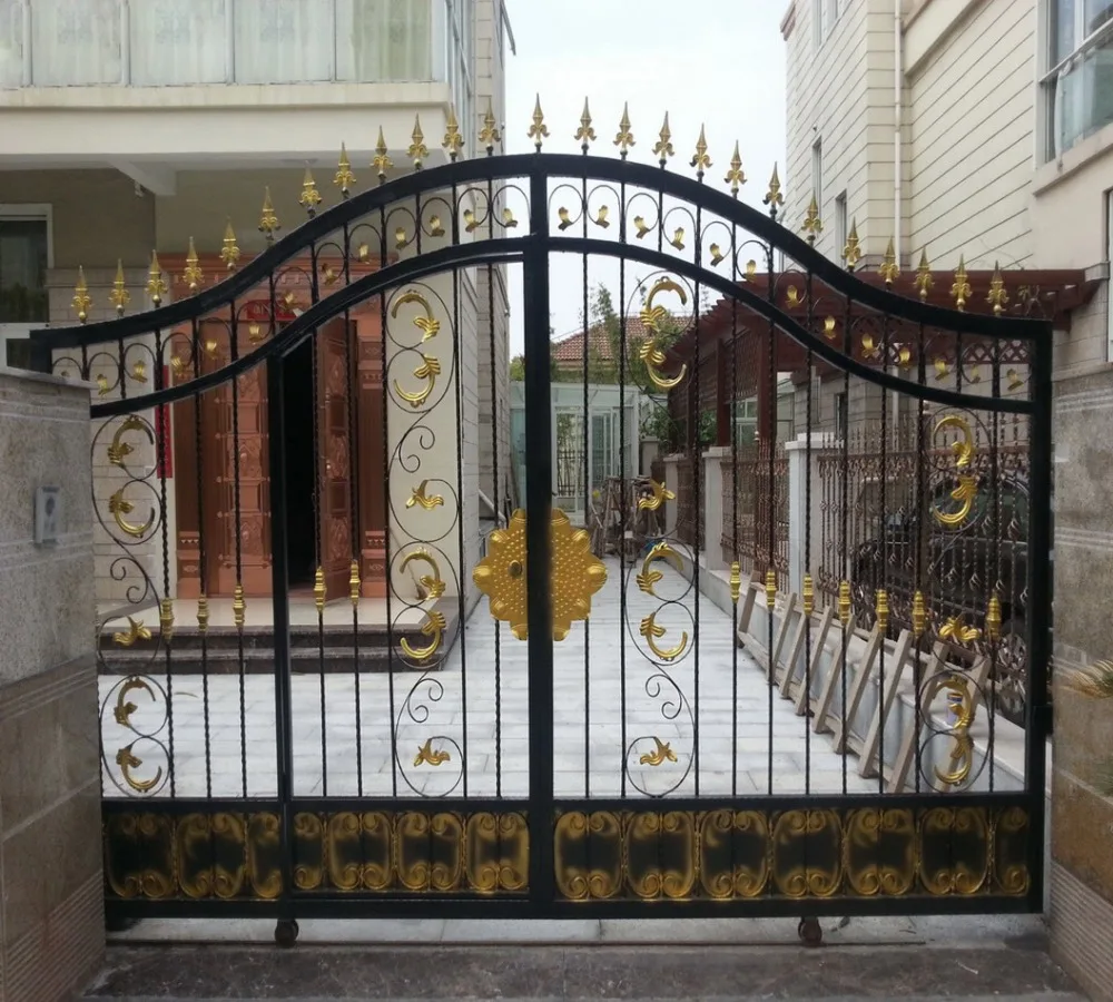 Luxury Wrought Iron Grill Main Gate Designs For Door