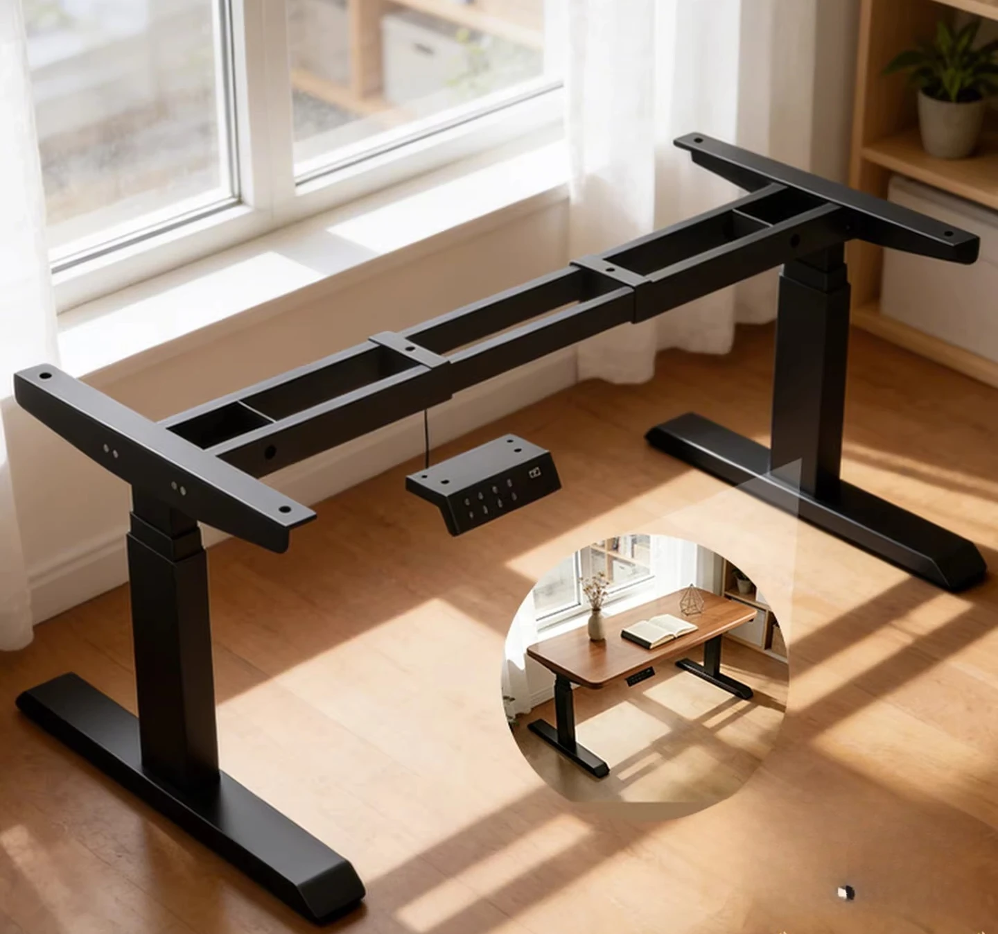 Electric lifting table legs Double motor desk bracket Lifting shelf