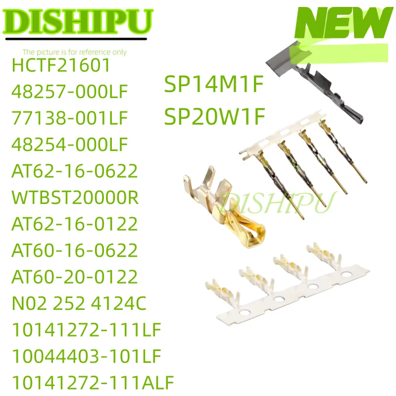 Crimping Terminal, 20 Pieces, 77138-001Lf 10141272-111Lf Sp20W1F 48254-000Lf 10044403-101Lf 10141272-111Alf At60-16-0622 At60-20-0122 Hctf21601 At62-16-0122 N02 252 4124C Sp14M1F At62-16-0622 Wtbst20000R 48257-000Lf