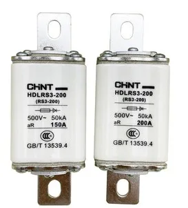 

Fuses: HDLRS3-200 200A 500V aR / HDLRS3-200 120A 150A 500V / HDLRS3-100 50A 60A 80A 100A 500V / HDLRS3-50 20A 30A 500V