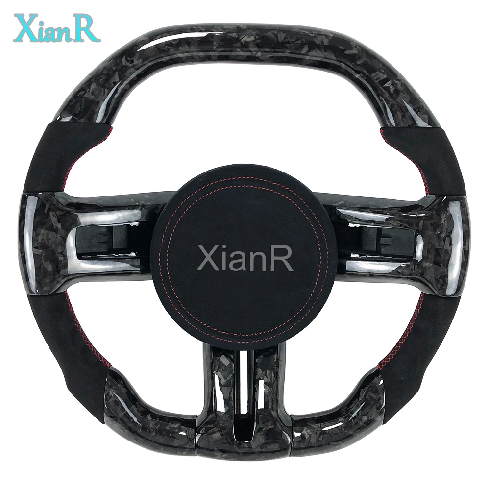 

Forged Carbon Fiber for Ford Mustang 2008-2013 Steering Wheel Support Customization