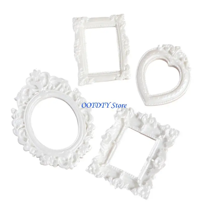 367A Resin Picture Frame Mini Photo Frame Tiny Antique Frame Small Picture Frame