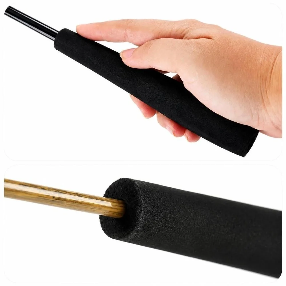 Portable EVA Fishing Rod Handle Slim Form Single Grip Rod Grip Mini Size Soft Texture DIY Rod Part Raft Fishing