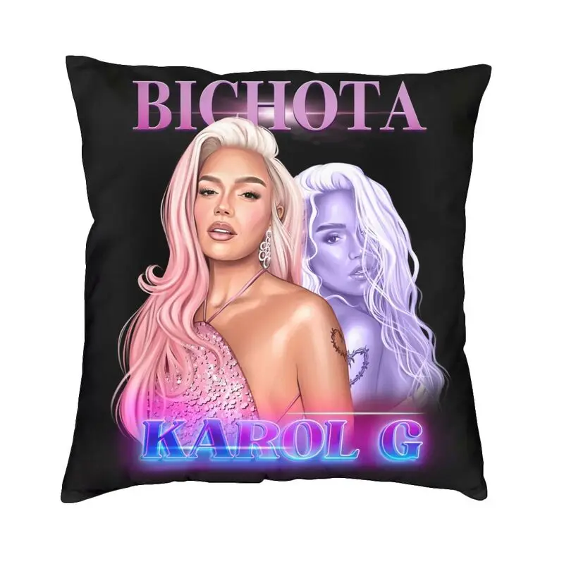 Reggae Ainger Karol G Bichota Season Luxury Pillow Cover Living Room Decoration Cushions for Sofa